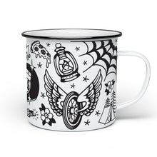 Load image into Gallery viewer, Tattoo Flash Camp Mug - White