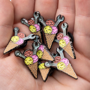 Ice Cream Enamel Pin