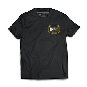 Get Lost Go Ride Moto Camping Tee (3X only)