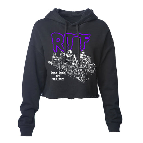 Moto Fiend Crop Hoodie - *Medium ONLY*